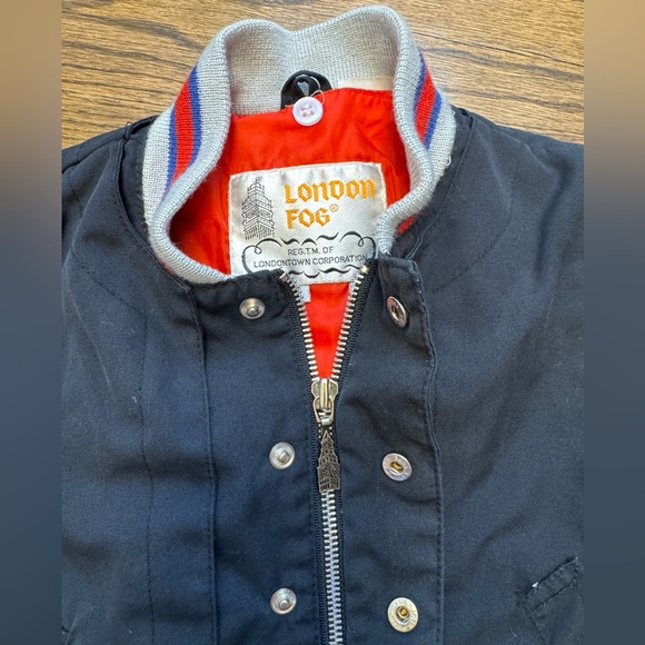 London Fog vintage kids bomber jacket, size 3-4 - Picture 6 of 10